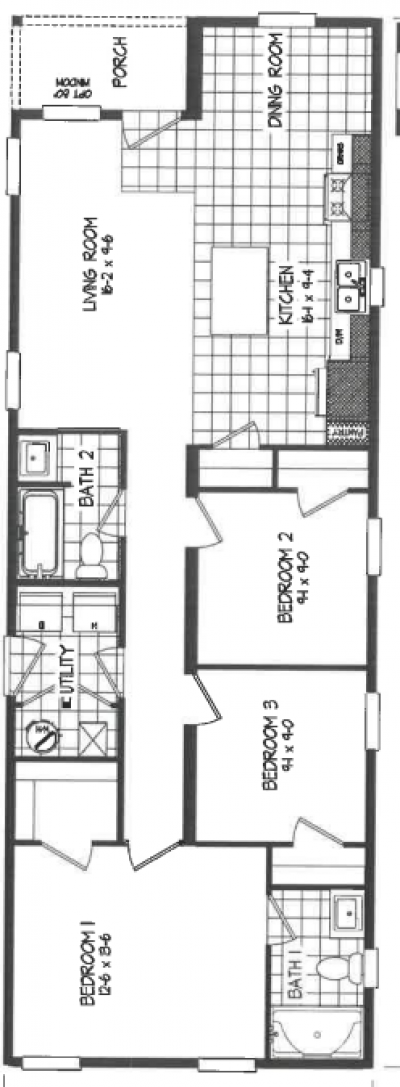 Photo 5 of 5 of home located at 10936 E. Apache Trail, Lot#105 Apache Junction, AZ 85120