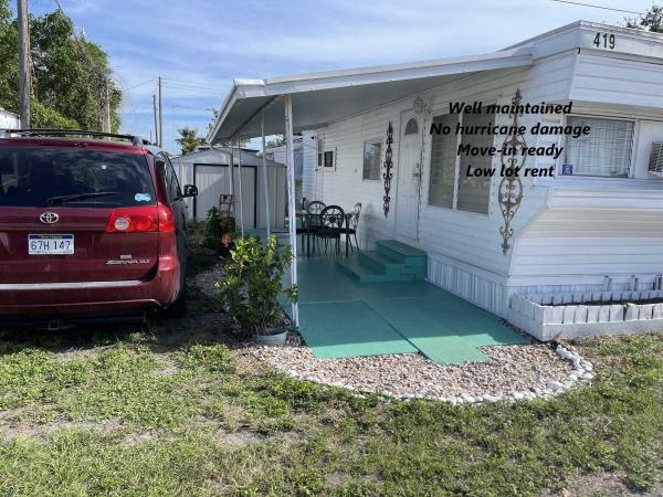 Photo 1 of 2 of home located at 5917 14th Ave W Lot 419 Bradenton, FL 34207