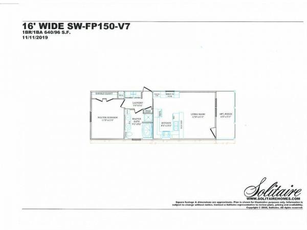 2021 Elliott Mobile Homes Solitaire Mobile Home