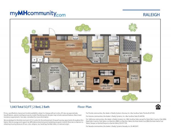2026 Jacobsen Homes Raleigh Mobile Home