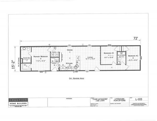 2025 Champion RAP1672H32087 Mobile Home