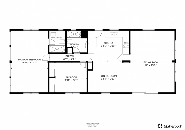 Floor plan of home
