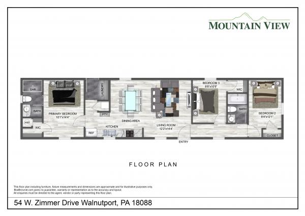 Photo 1 of 1 of home located at 54 West Zimmer Drive Walnutport, PA 18088