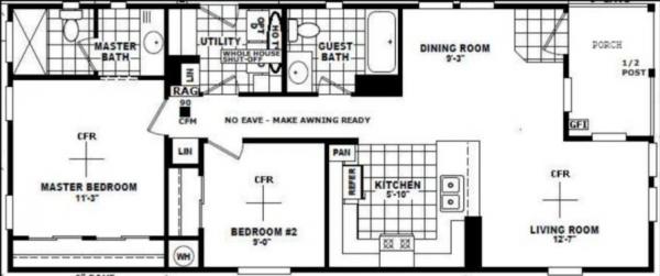 2025 Cavco 110TW20482A Mobile Home