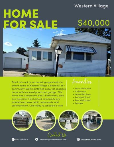 Mobile Home at 112 Rimrock Dr Lot Rim-112 West Des Moines, IA 50265