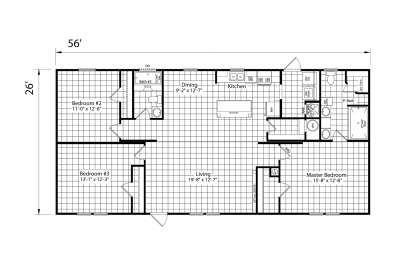 Champion Homes Grand Slam 2856256 Mobile Home Floor Plan