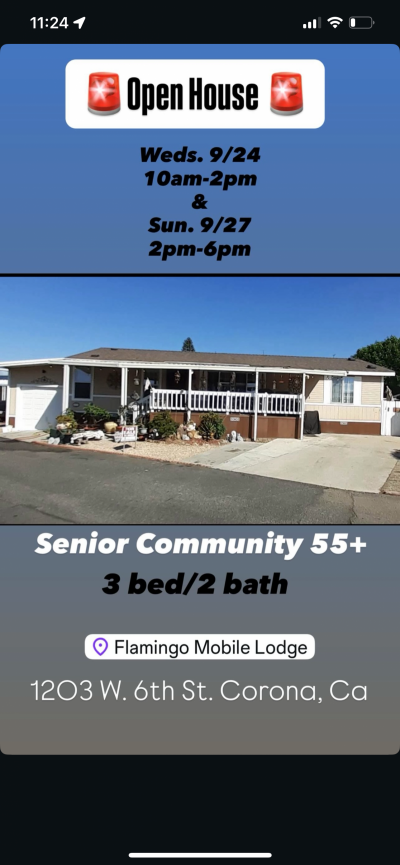 Mobile Home at 1203 W 6th St #67 Corona, CA 92882