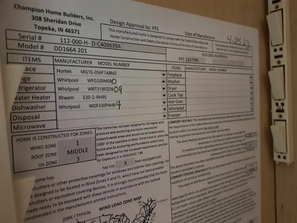 2023 Champion Dutch Diamond II Mobile Home