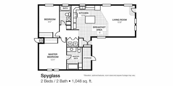 Floor plan of home