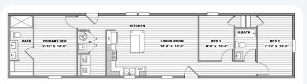 Floor plan of home