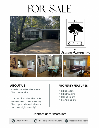 Mobile Home at 404 Bark Circle Deland, FL 32724
