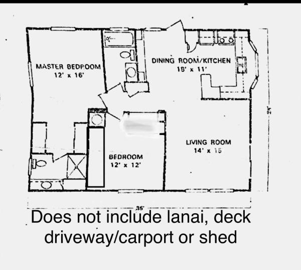 Floor plan of home