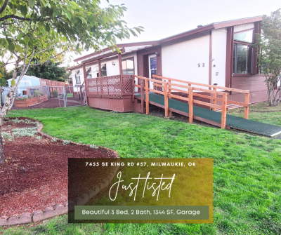 Mobile Home at 7455 SE King Rd #57 Milwaukie, OR 97222