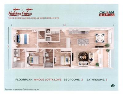 Photo 5 of 45 of home located at 9302 E Broadway Rd #113 Mesa, AZ 85208