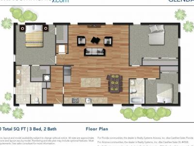 Photo 2 of 5 of home located at 7801 88th Ave Lot 84 Pleasant Prairie, WI 53158