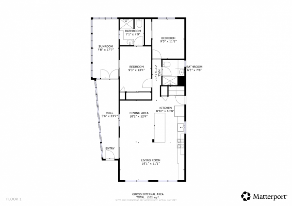 Floor plan of home
