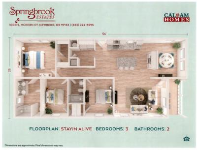 Photo 5 of 10 of home located at 1000 Mckern Court, Lot #17 Newberg, OR 97132