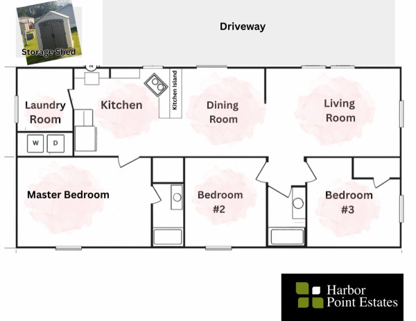 Floor plan of home