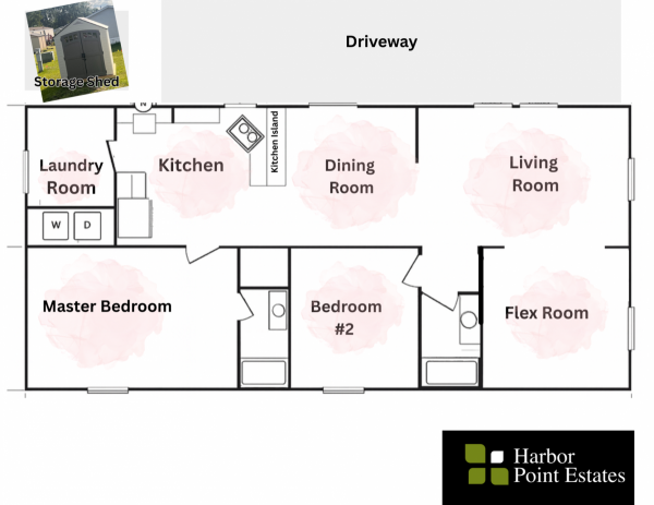 Floor plan of home