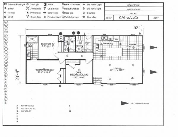 2026 Champion Creekside Manor CM3522D Manufactured Home