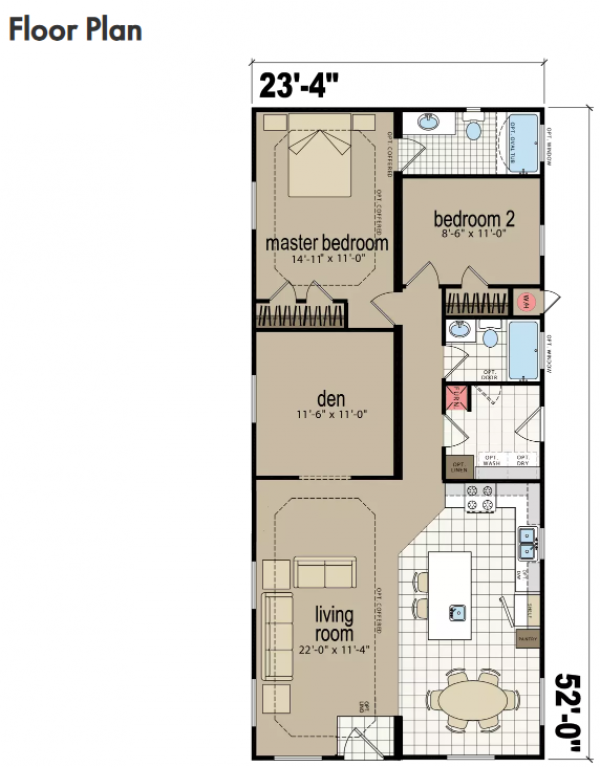 2026 Champion Creekside Manor CM3522D Manufactured Home