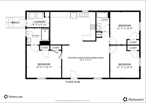 Floor plan of home