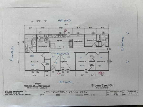Floor plan of home