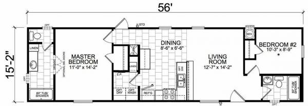 Photo 1 of 2 of home located at 7920 W Glendale Ave Lot #84 Glendale, AZ 85303