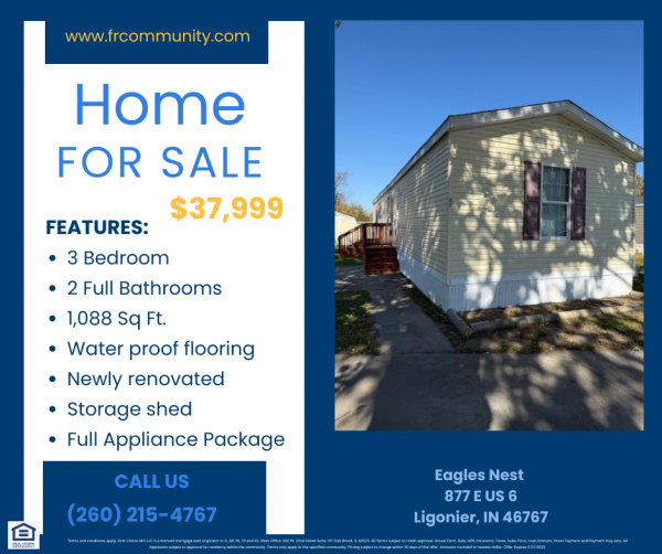 2015 Redman RA1672 202 Mobile Home