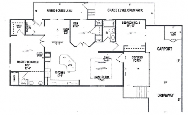 Floor plan of home
