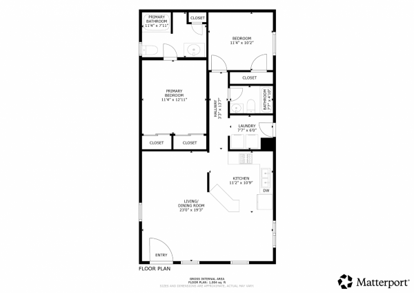 Floor plan of home