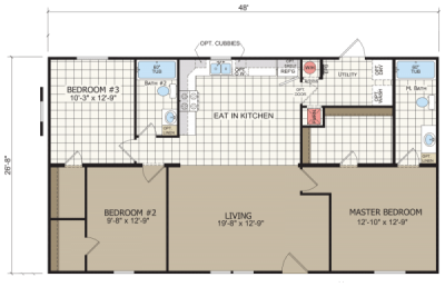 Mobile Home at 8894 Shamrock Trail East Lot 208 West Olive, MI 49460