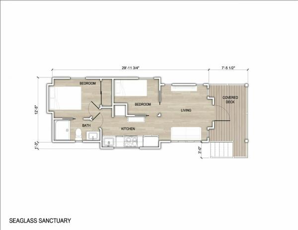 2025 Gulf Atlantic Cottages, LLC Seaglass Sanctuary Manufactured Home