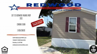 Mobile Home at 113 Redwood Manor Park Pontiac, IL 61764