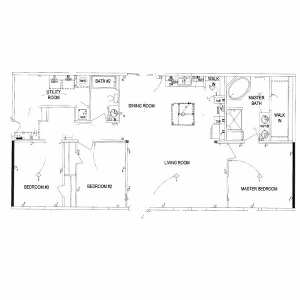 Floor plan of home