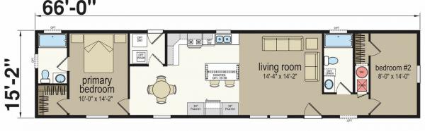 2026 REDMAN NORTHWOOD SW Mobile Home For Sale