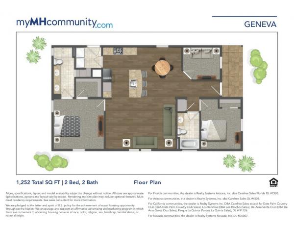 2026 CAVCO - Plant City Geneva (listed as 44P w/ Lee County) Mobile Home