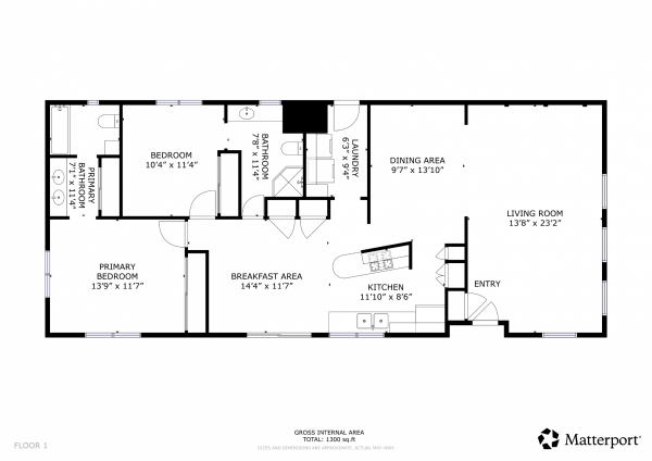 Floor plan of home