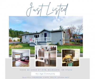 Mobile Home at 10400 SE Cook Ct #118 Milwaukie, OR 97222