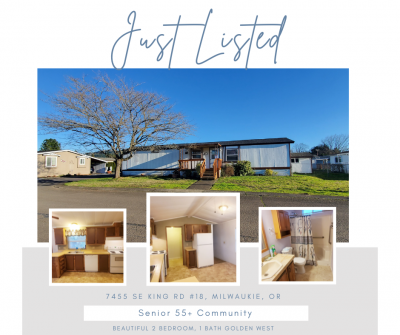 Mobile Home at 7455 SE King Rd #18 Milwaukie, OR 97222