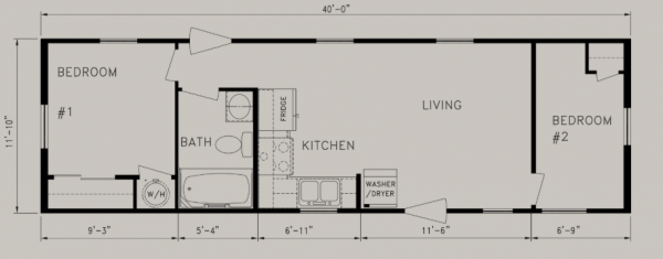 1971 AMERICAN Mobile Home