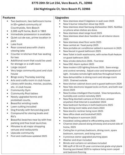 Photo 3 of 71 of home located at 8775 20th St Lot 235 Vero Beach, FL 32966