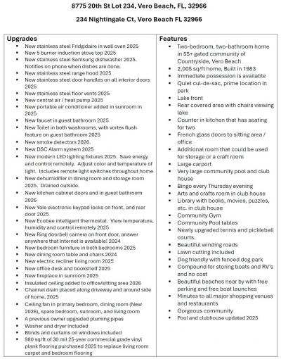 Photo 3 of 67 of home located at 8775 20th St Lot 235 Vero Beach, FL 32966