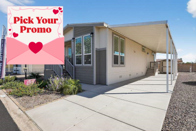 Photo 1 of 30 of home located at 652 S Ellsworth Rd. Lot #017 Mesa, AZ 85208