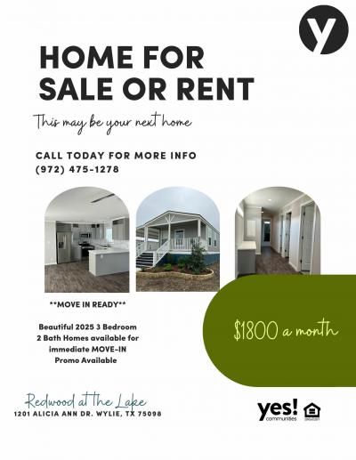 Mobile Home at 328 Sapphire Drive Lot #328 Wylie, TX 75098