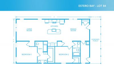 Mobile Home at 20505 Tahitian Blvd. Lot 84 Estero, FL 33928