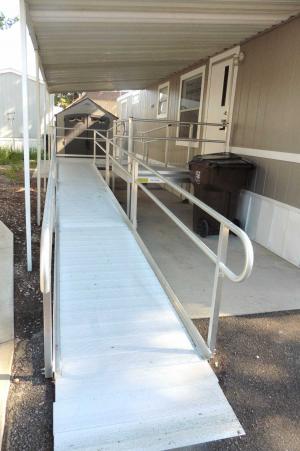 Aluminum 2-way ramp