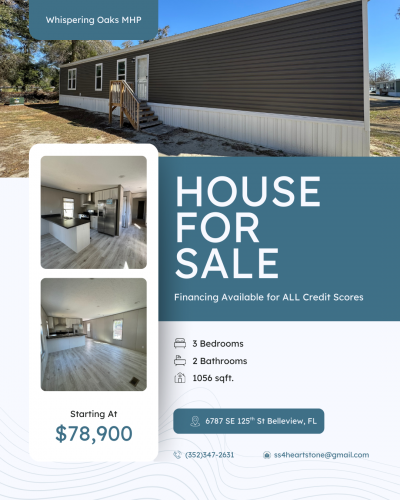 Mobile Home at 6787 SE 125th St Belleview, FL 34420