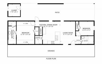 Photo 4 of 55 of home located at 834 S Meridian #46 Apache Junction, AZ 85120