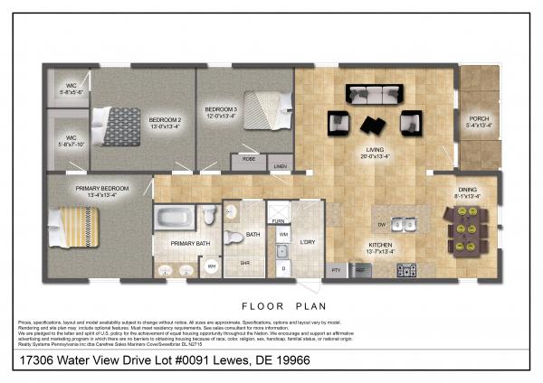 Photo 1 of 1 of home located at 17306 Water View Dr.,  #0091 Lewes, DE 19958